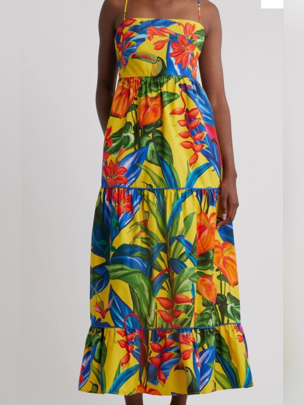 Farm Rio Bright Nature Maxi SunDress - Picture 1 of 10